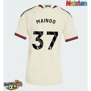 Manchester United Kobbie Mainoo #37 Kolmaspaita Naisten 2026-27 Lyhythihainen